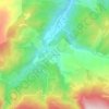 Hrabrino topographic map, elevation, terrain