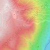 Le Massif topographic map, elevation, terrain