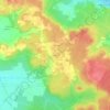 Champigny topographic map, elevation, terrain