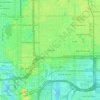 Alameda topographic map, elevation, terrain