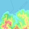 Mansoura topographic map, elevation, terrain