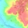 Lourdines topographic map, elevation, terrain
