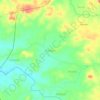 Mandwal topographic map, elevation, terrain
