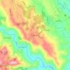 Angostura topographic map, elevation, terrain