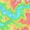 Brugales topographic map, elevation, terrain