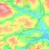 Coldwind topographic map, elevation, terrain