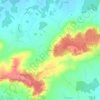 Le Coteau topographic map, elevation, terrain