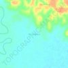 Mercu Buana topographic map, elevation, terrain