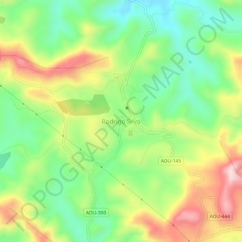 Rodrigo Silva topographic map, elevation, terrain