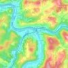 West Grafton topographic map, elevation, terrain