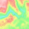 Aisa topographic map, elevation, terrain