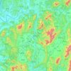 Dongducheon-si topographic map, elevation, terrain
