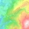 Senhora do Desterro topographic map, elevation, terrain