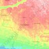 Paranggupito topographic map, elevation, terrain