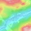 Dundreggan topographic map, elevation, terrain