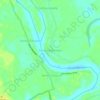 Samba Bakumpai topographic map, elevation, terrain