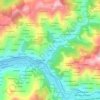 La Llave topographic map, elevation, terrain