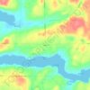 Agate topographic map, elevation, terrain