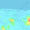 Jambusarang Dusun Empat topographic map, elevation, terrain