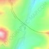 Shingo La topographic map, elevation, terrain