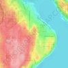 Kenilworth topographic map, elevation, terrain