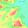 Montin topographic map, elevation, terrain