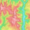 Les Boules topographic map, elevation, terrain