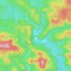 Hamlet topographic map, elevation, terrain