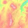 Wattle Flat topographic map, elevation, terrain