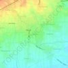 Gadungan topographic map, elevation, terrain