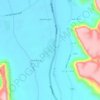 Badrah topographic map, elevation, terrain