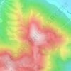 Monte Tilia topographic map, elevation, terrain