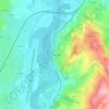 Petits Guinards topographic map, elevation, terrain
