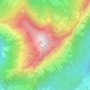 Monte Stivo topographic map, elevation, terrain