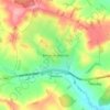 Belton-in-Rutland topographic map, elevation, terrain