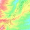 Picuanbaru topographic map, elevation, terrain