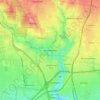 Westmeadows topographic map, elevation, terrain