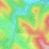 Debra topographic map, elevation, terrain