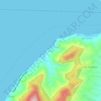 Solo topographic map, elevation, terrain