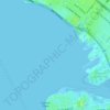 Gravesend Bay topographic map, elevation, terrain