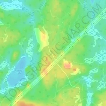 California topographic map, elevation, terrain