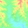 Las Pampas topographic map, elevation, terrain