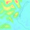 Parenggean topographic map, elevation, terrain