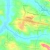 Karipur topographic map, elevation, terrain