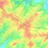 East Spartanburg topographic map, elevation, terrain