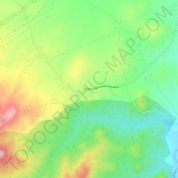 Fraksa topographic map, elevation, terrain