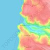 Mawgan Porth topographic map, elevation, terrain