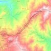 Tublay topographic map, elevation, terrain