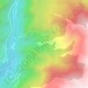 Tena topographic map, elevation, terrain