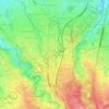 Ciwaringin topographic map, elevation, terrain